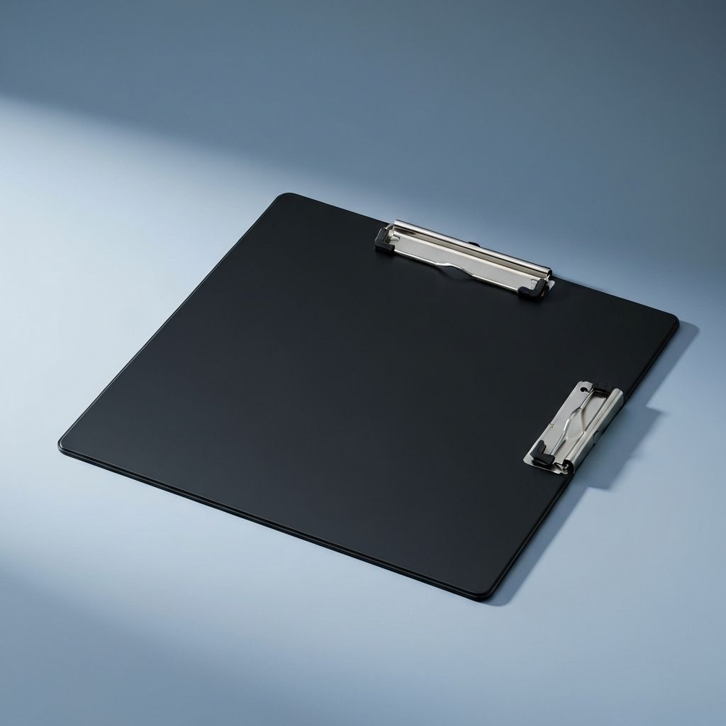 클립보드 A4 블랙
