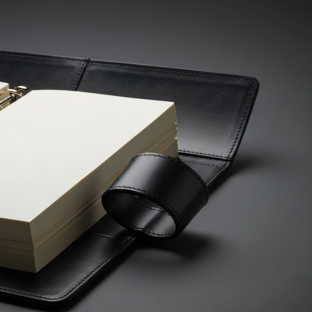 가죽 바인더 노트 A4